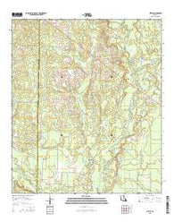 Mittie Louisiana Current topographic map, 1:24000 scale, 7.5 X 7.5 Minute, Year 2015
