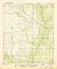 Mittie Louisiana Historical topographic map, 1:31680 scale, 7.5 X 7.5 Minute, Year 1935