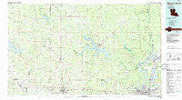 Monroe North Louisiana Historical topographic map, 1:100000 scale, 30 X 60 Minute, Year 1985