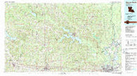 Monroe North Louisiana Historical topographic map, 1:100000 scale, 30 X 60 Minute, Year 1985