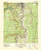 Monroe Louisiana Historical topographic map, 1:62500 scale, 15 X 15 Minute, Year 1940