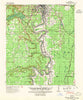 Monroe Louisiana Historical topographic map, 1:62500 scale, 15 X 15 Minute, Year 1940