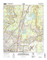 Monroe North Louisiana Current topographic map, 1:24000 scale, 7.5 X 7.5 Minute, Year 2015