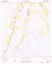 Montegut Louisiana Historical topographic map, 1:24000 scale, 7.5 X 7.5 Minute, Year 1963
