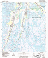 Montegut Louisiana Historical topographic map, 1:24000 scale, 7.5 X 7.5 Minute, Year 1994