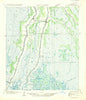 Montegut Louisiana Historical topographic map, 1:31680 scale, 7.5 X 7.5 Minute, Year 1935