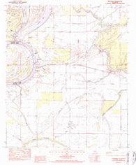 Monterey Louisiana Historical topographic map, 1:24000 scale, 7.5 X 7.5 Minute, Year 1983