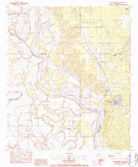 Montgomery Louisiana Historical topographic map, 1:24000 scale, 7.5 X 7.5 Minute, Year 1983