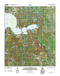 Mooringsport Louisiana Historical topographic map, 1:24000 scale, 7.5 X 7.5 Minute, Year 2012