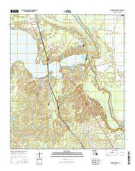 Mooringsport Louisiana Current topographic map, 1:24000 scale, 7.5 X 7.5 Minute, Year 2015