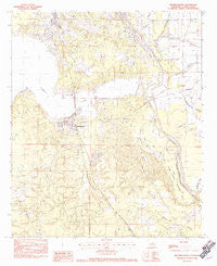 Mooringsport Louisiana Historical topographic map, 1:24000 scale, 7.5 X 7.5 Minute, Year 1982