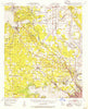 Mooringsport Louisiana Historical topographic map, 1:62500 scale, 15 X 15 Minute, Year 1955