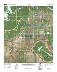 Moreauville Louisiana Historical topographic map, 1:24000 scale, 7.5 X 7.5 Minute, Year 2012