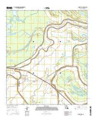 Moreauville Louisiana Current topographic map, 1:24000 scale, 7.5 X 7.5 Minute, Year 2015