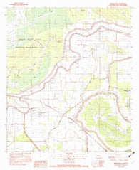 Moreauville Louisiana Historical topographic map, 1:24000 scale, 7.5 X 7.5 Minute, Year 1982