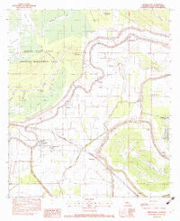 Moreauville Louisiana Historical topographic map, 1:24000 scale, 7.5 X 7.5 Minute, Year 1982