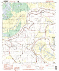 Moreauville Louisiana Historical topographic map, 1:24000 scale, 7.5 X 7.5 Minute, Year 1996