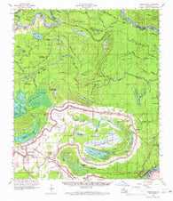 Moreauville Louisiana Historical topographic map, 1:62500 scale, 15 X 15 Minute, Year 1962
