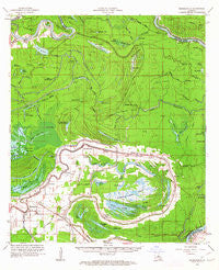 Moreauville Louisiana Historical topographic map, 1:62500 scale, 15 X 15 Minute, Year 1962