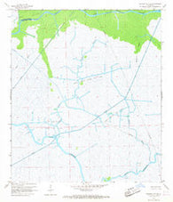 Morgan City SE Louisiana Historical topographic map, 1:24000 scale, 7.5 X 7.5 Minute, Year 1966