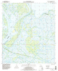 Morgan City SW Louisiana Historical topographic map, 1:24000 scale, 7.5 X 7.5 Minute, Year 1994