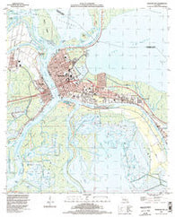 Morgan City Louisiana Historical topographic map, 1:24000 scale, 7.5 X 7.5 Minute, Year 1994