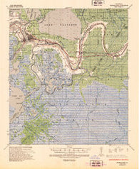 Morgan City Louisiana Historical topographic map, 1:62500 scale, 15 X 15 Minute, Year 1935