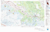 Morgan City Louisiana Historical topographic map, 1:100000 scale, 30 X 60 Minute, Year 1983