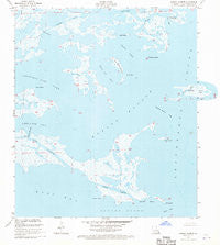 Morgan Harbor Louisiana Historical topographic map, 1:24000 scale, 7.5 X 7.5 Minute, Year 1955