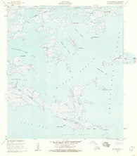 Morgan Harbor Louisiana Historical topographic map, 1:24000 scale, 7.5 X 7.5 Minute, Year 1955