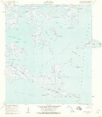 Morgan Harbor Louisiana Historical topographic map, 1:24000 scale, 7.5 X 7.5 Minute, Year 1955