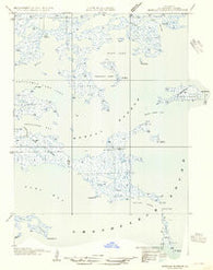 Morgan Harbor Louisiana Historical topographic map, 1:31680 scale, 7.5 X 7.5 Minute, Year 1954