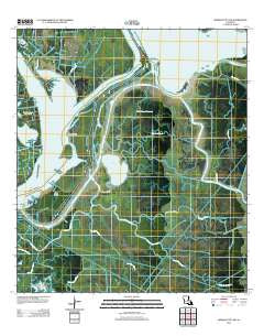Morgan City SW Louisiana Historical topographic map, 1:24000 scale, 7.5 X 7.5 Minute, Year 2012