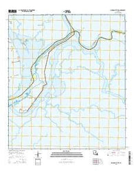 Morgan City SW Louisiana Current topographic map, 1:24000 scale, 7.5 X 7.5 Minute, Year 2015