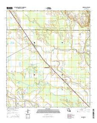 Morrow Louisiana Current topographic map, 1:24000 scale, 7.5 X 7.5 Minute, Year 2015