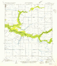 Morse Louisiana Historical topographic map, 1:31680 scale, 7.5 X 7.5 Minute, Year 1954