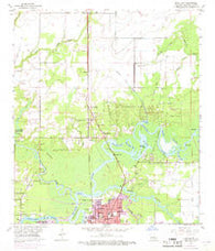 Moss Bluff Louisiana Historical topographic map, 1:24000 scale, 7.5 X 7.5 Minute, Year 1955