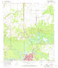 Moss Bluff Louisiana Historical topographic map, 1:24000 scale, 7.5 X 7.5 Minute, Year 1955