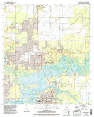 Moss Bluff Louisiana Historical topographic map, 1:24000 scale, 7.5 X 7.5 Minute, Year 1994