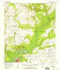 Moss Bluff Louisiana Historical topographic map, 1:62500 scale, 15 X 15 Minute, Year 1957