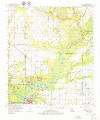 Moss Bluff Louisiana Historical topographic map, 1:62500 scale, 15 X 15 Minute, Year 1957