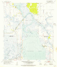 Moss Lake Louisiana Historical topographic map, 1:24000 scale, 7.5 X 7.5 Minute, Year 1955