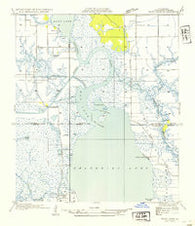 Moss Lake Louisiana Historical topographic map, 1:31680 scale, 7.5 X 7.5 Minute, Year 1932