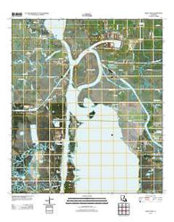 Moss Lake Louisiana Historical topographic map, 1:24000 scale, 7.5 X 7.5 Minute, Year 2012