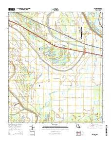 Mound Louisiana Current topographic map, 1:24000 scale, 7.5 X 7.5 Minute, Year 2015