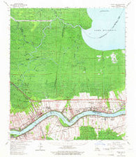 Mount Airy Louisiana Historical topographic map, 1:62500 scale, 15 X 15 Minute, Year 1962