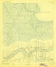 Mount Airy Louisiana Historical topographic map, 1:62500 scale, 15 X 15 Minute, Year 1892