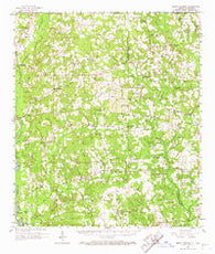 Mount Hermon Louisiana Historical topographic map, 1:62500 scale, 15 X 15 Minute, Year 1958