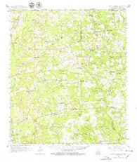 Mount Hermon Louisiana Historical topographic map, 1:62500 scale, 15 X 15 Minute, Year 1958