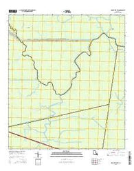 Mount Airy NW Louisiana Current topographic map, 1:24000 scale, 7.5 X 7.5 Minute, Year 2015